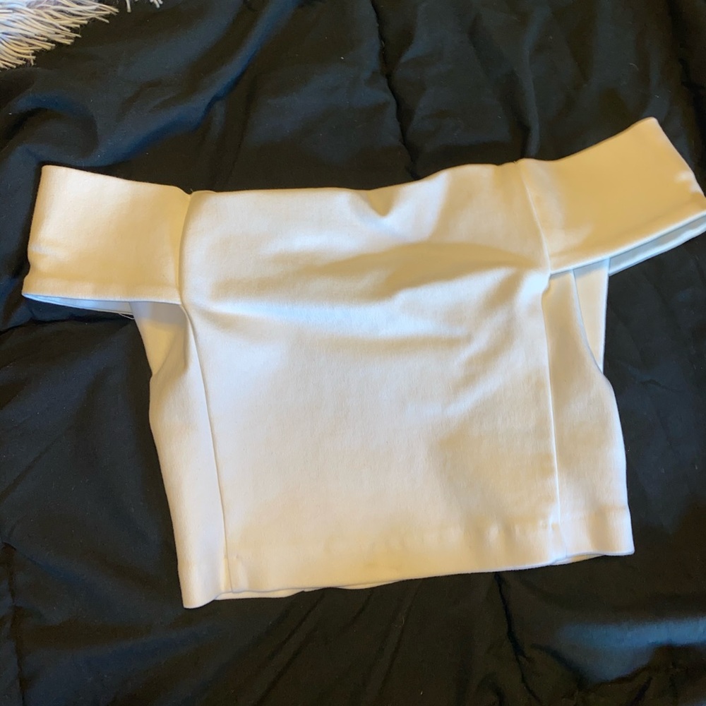 Forever 21-off shoulder crop